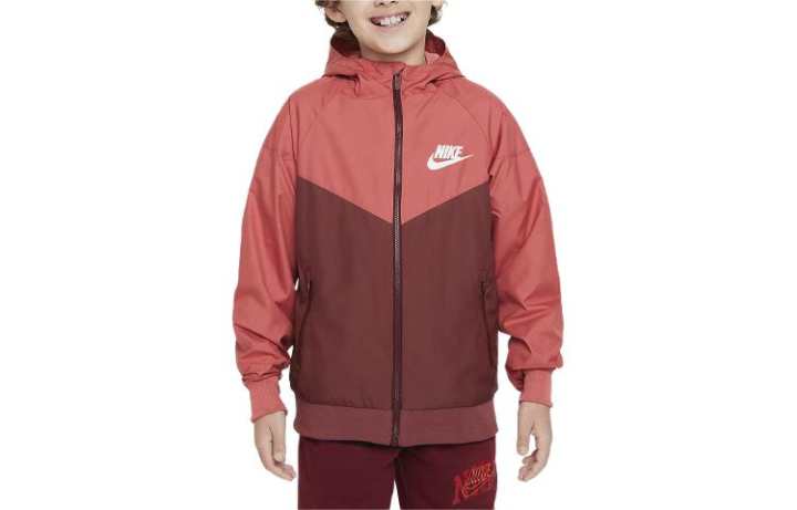 Nike Nike Jackets & Coats Sportswear Windrunner Dark Red Kids'