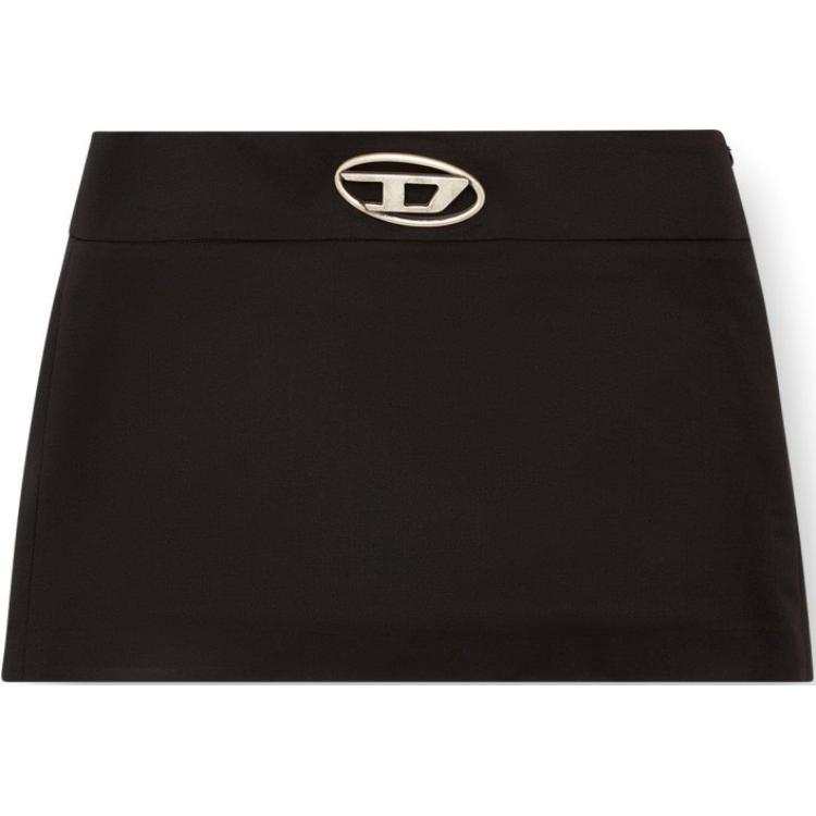 DIESEL O Dixy Logo Detailed Mini Skirt