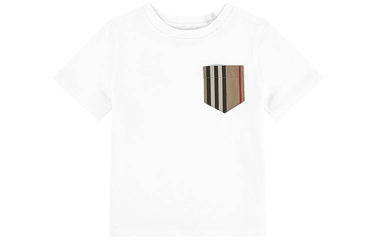 Burberry Kids T Shirts Crew Neck Moderate