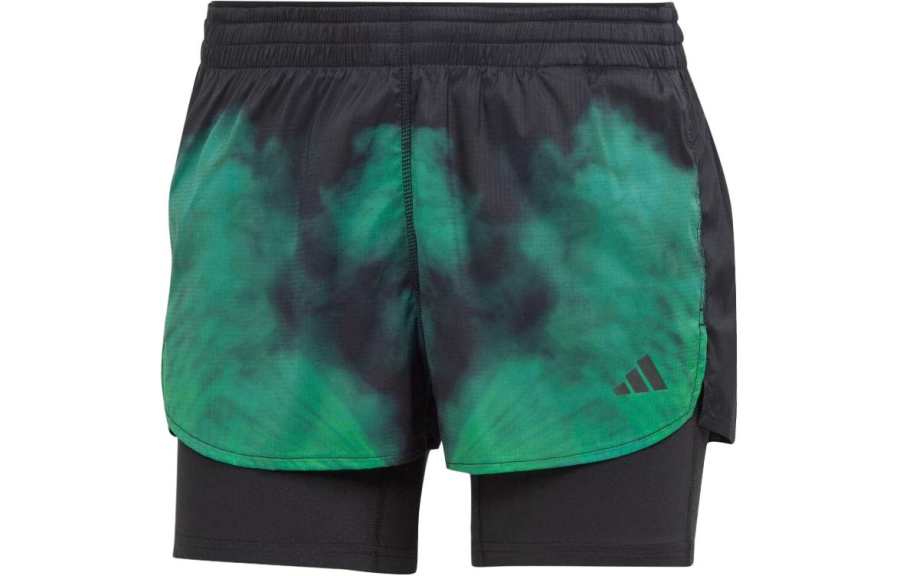 Adidas Adidas Sports Shorts Women's Black Moderate Mock Two Piece