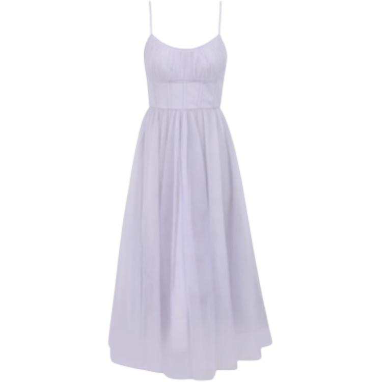 Zimmermann Tulle Corset Midi Dress