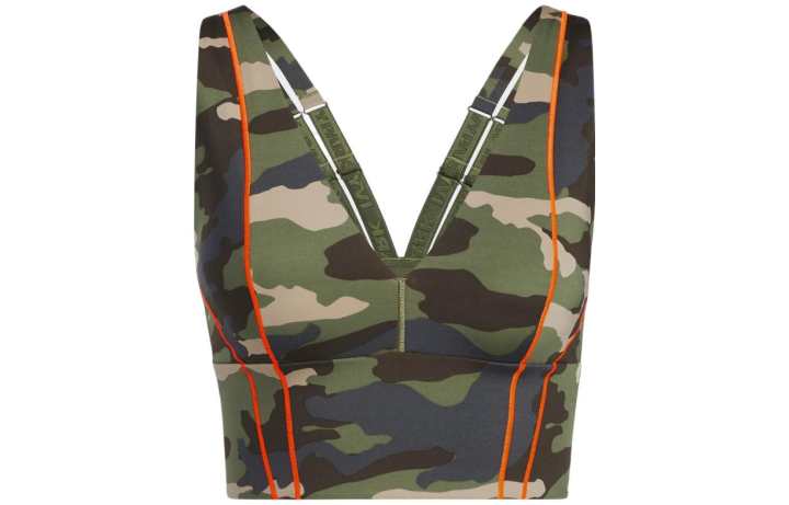 Adidas Adidas Ivy Park Triangle Bra Aop Camo