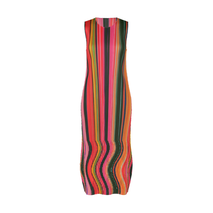 ISSEY MIYAKE FW24 Sleeveless Dress Women's Pink