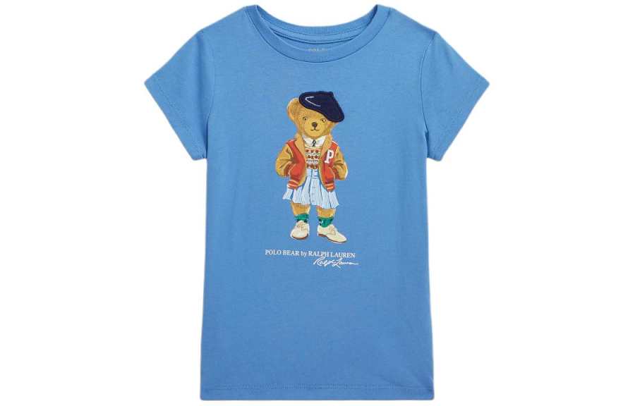 Polo Ralph Lauren T Shirt SS24 Blue Kids'