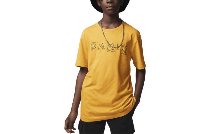 Jordan Jordan Paris SP23 T Shirt Yellow Teenagers