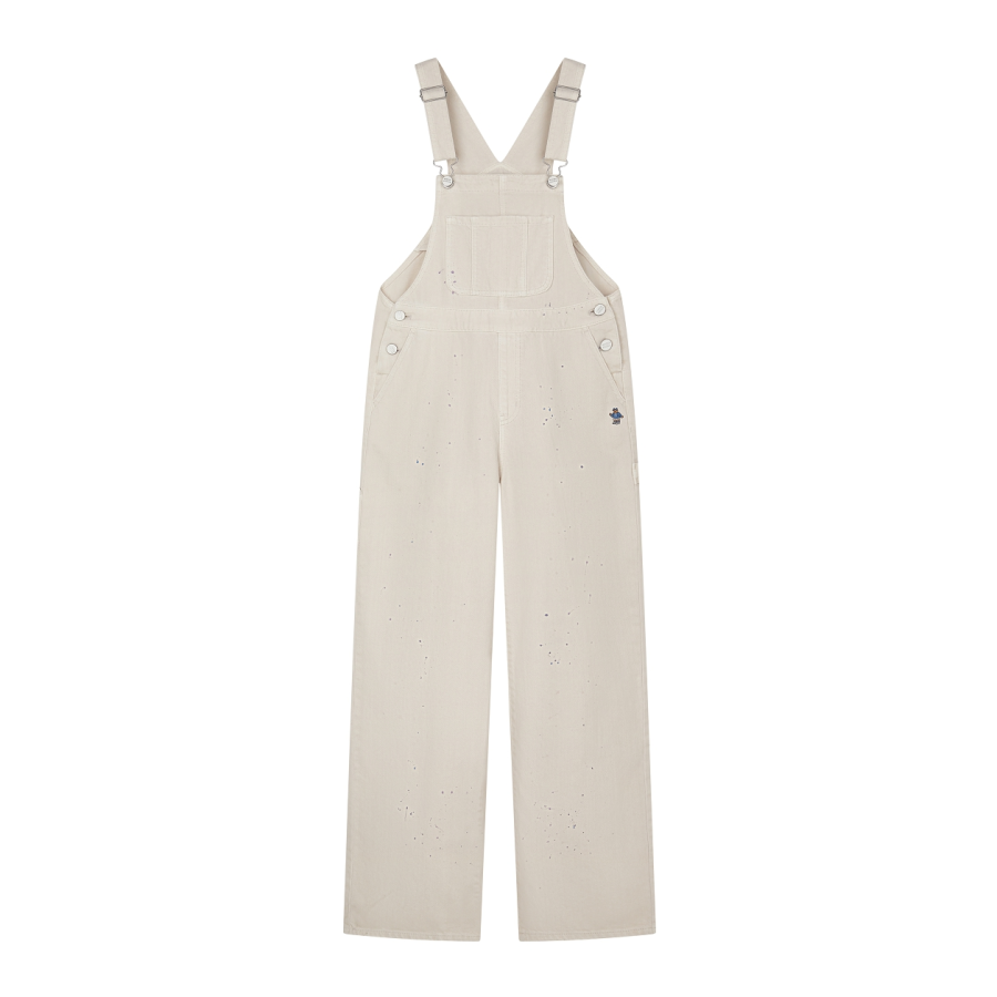 Teenie Weenie Jeans Women's Light Khaki Moderate Overalls