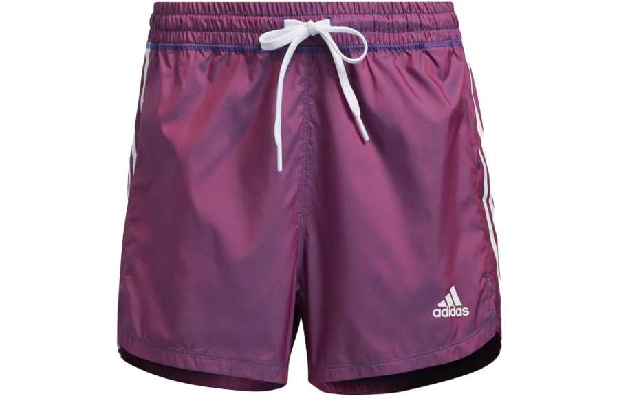 Adidas Adidas Sports Shorts Women's Purple Moderate Knitted Shorts