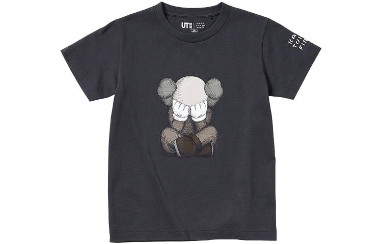 UNIQLO X KAWS Kids T Shirts Crew Neck Moderate