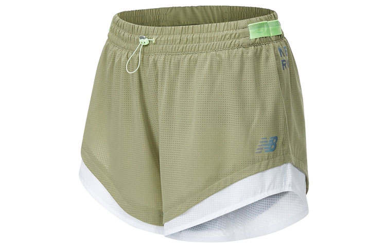 New Balance New Balance Running Shorts Women's Olive Green