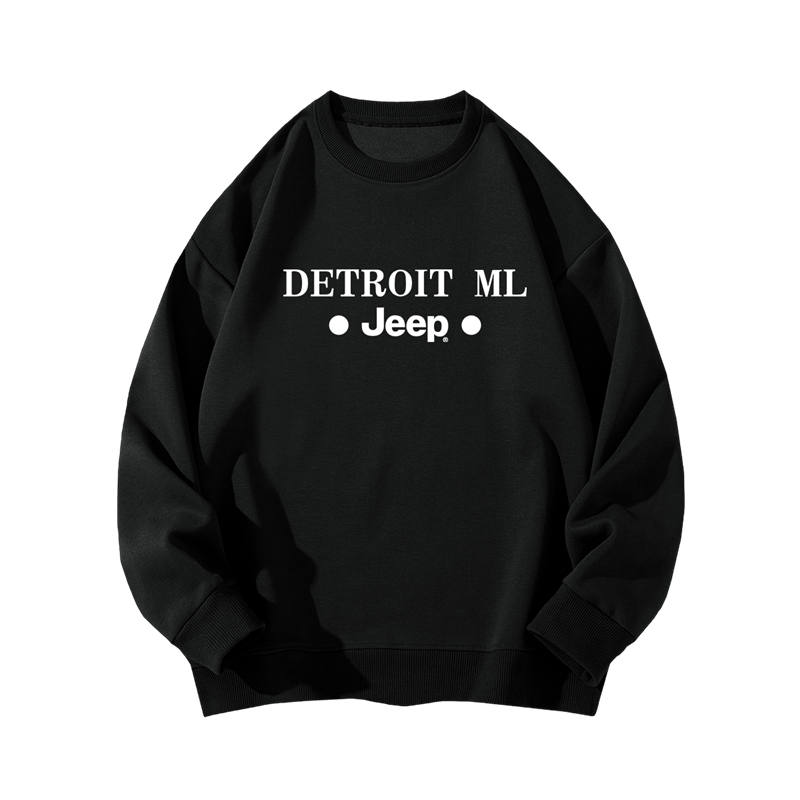 Jeep Grade School Sweatshirts Crew Neck Moderate