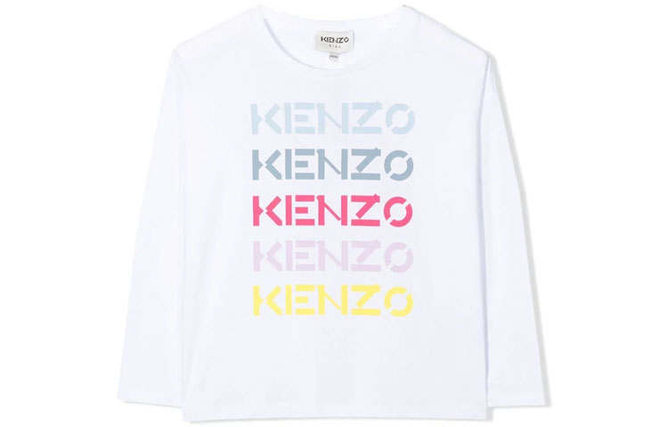 KENZO Kids T Shirts Crew Neck Moderate