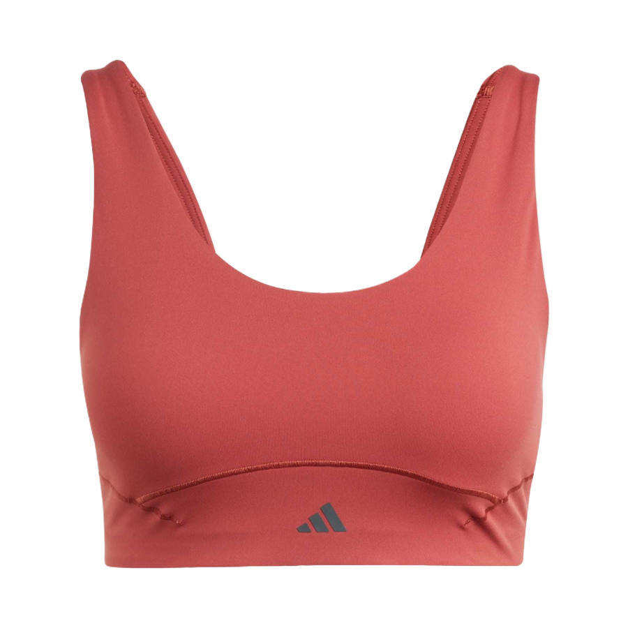 Adidas Adidas All Me Luxe Medium Support Bra Sports Underwear Women's Red