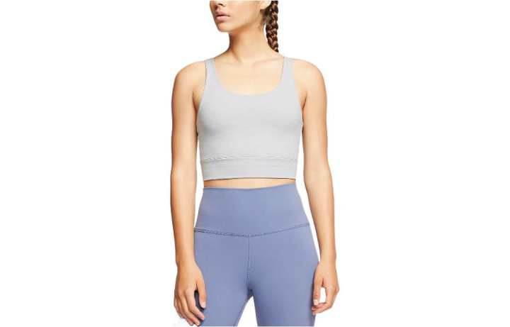 Nike Nike Sleeveless Sports Shirts Women's Light Gray Other