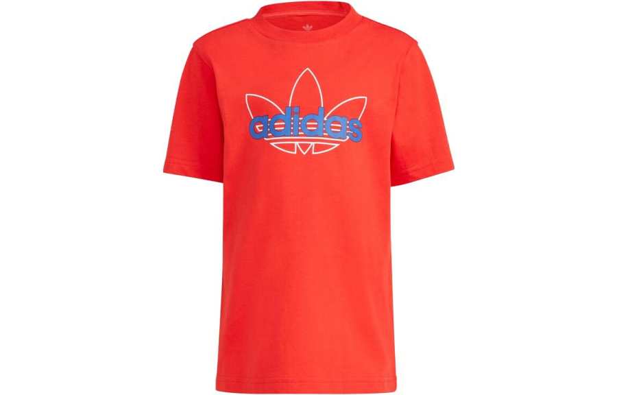 Adidas Originals Kids T Shirts Crew Neck Moderate