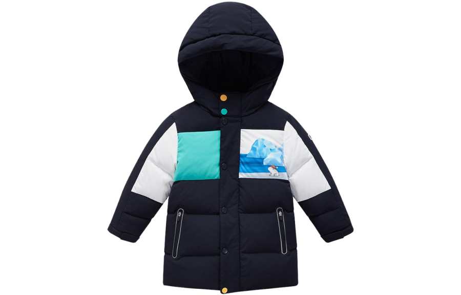 FILA KIDS Down Jackets Hooded Moderate