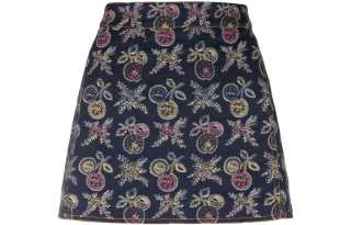 ETRO Denim Short Skirts Women's Multicolor Extra Short