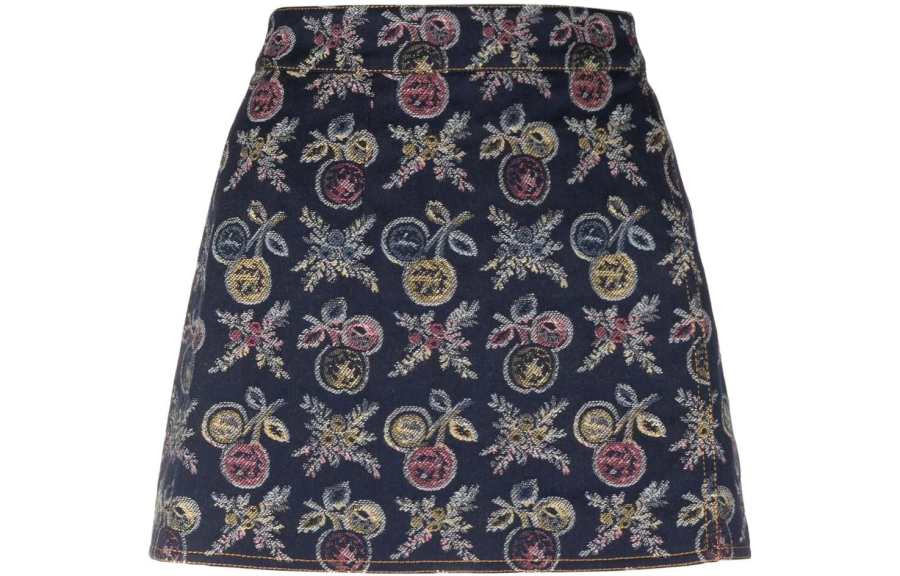 ETRO Denim Short Skirts Women's Multicolor Extra Short