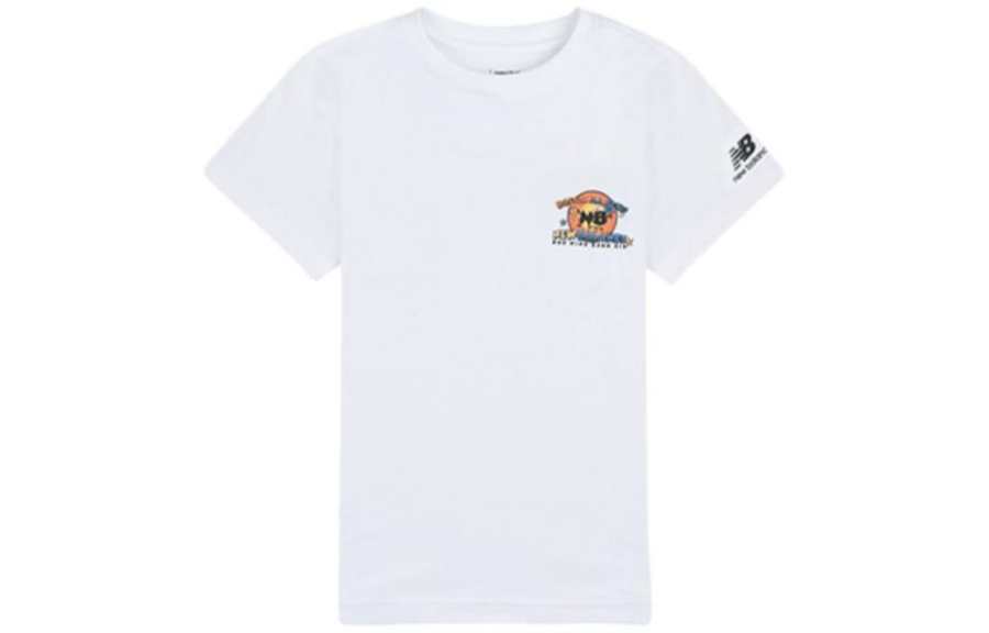 New Balance New Balance Letter Print Crew Neck Short Sleeved T Shirt Kids'