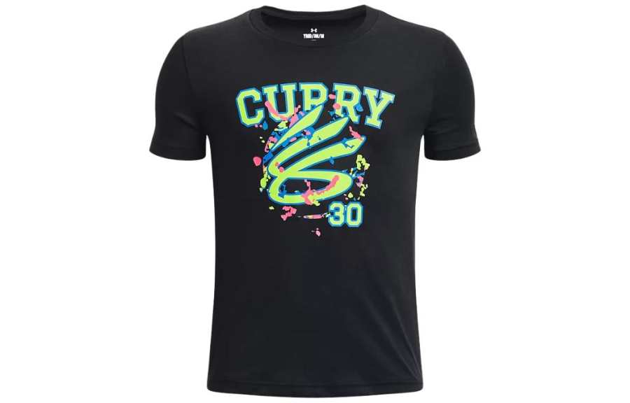 Under Armour T Shirt Black Kids'