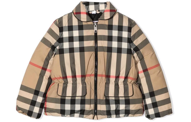 Burberry Padded Jacket Brown Kids'