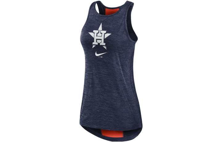 Nike Nike Sleeveless Sports Shirts Women's Navy Blue Other