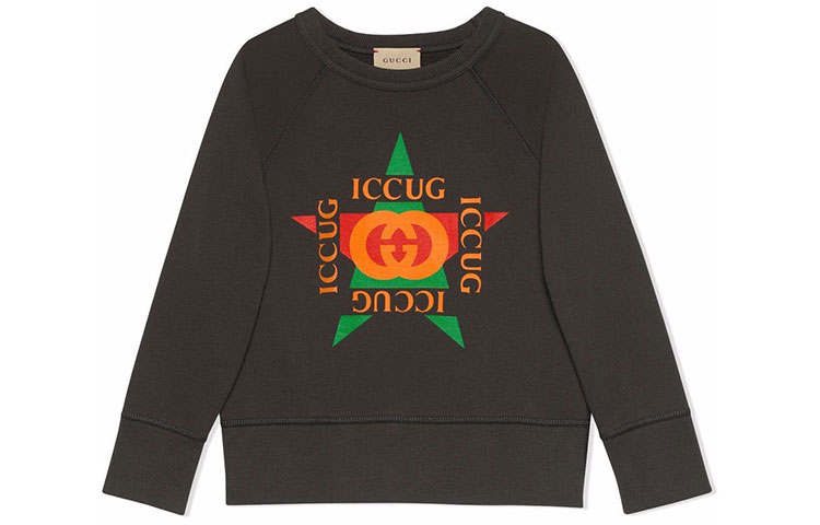 GUCCI Sweatshirt Dark Gray Kids'