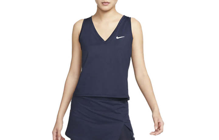 Nike Nike Sleeveless Sports Shirts Women's Marine Blue