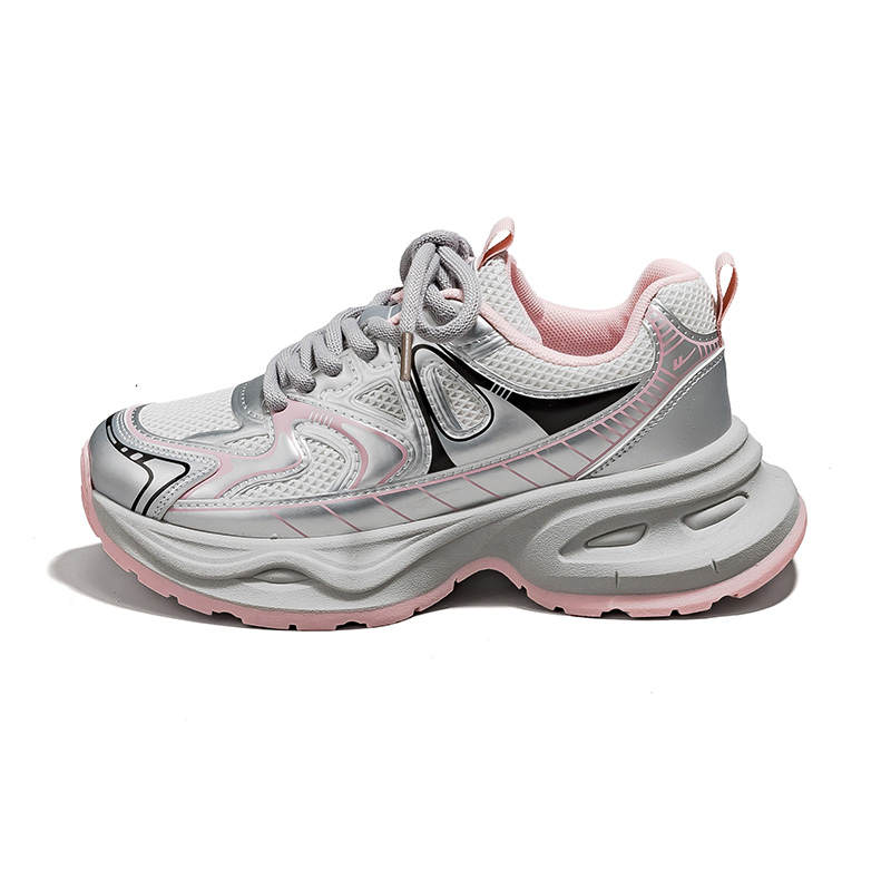 Warrior Breathable Lightweight Height Increasing Low top Chunky Sneakers Women's