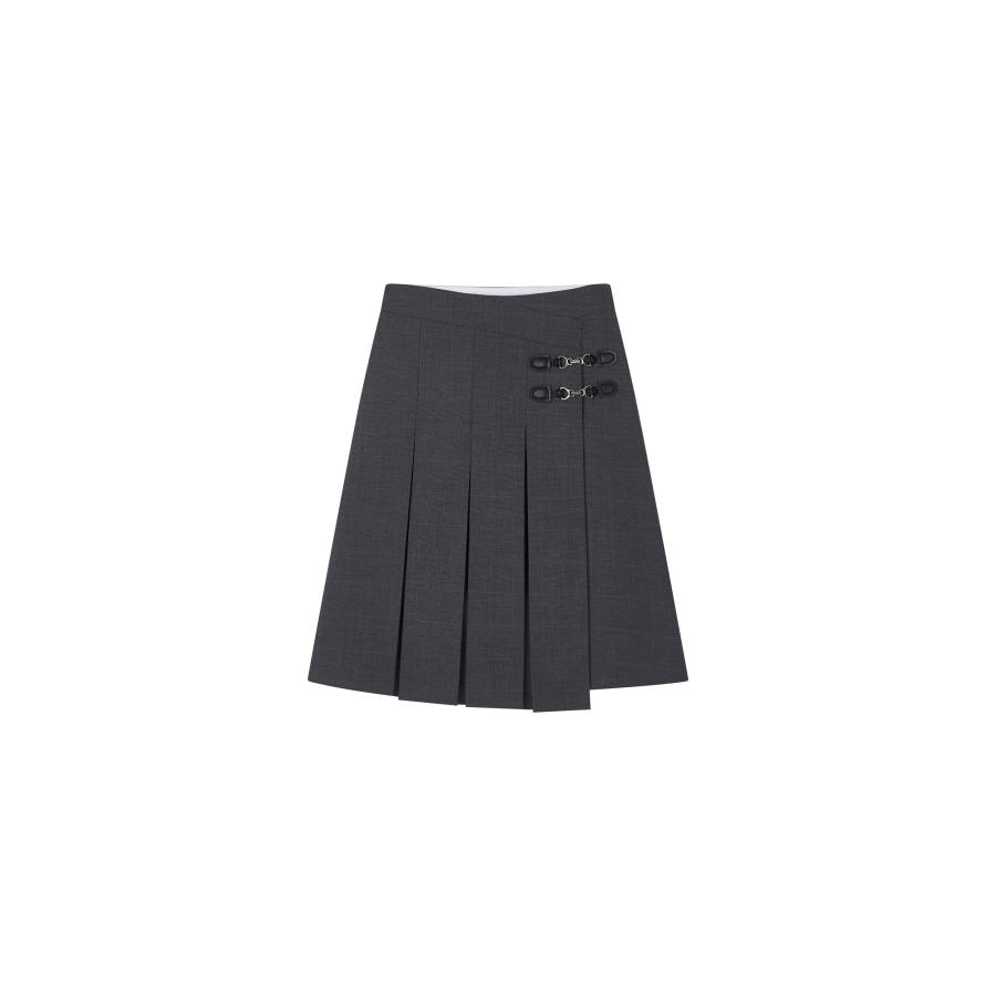 Teenie Weenie Casual Short Skirts Women's Gray