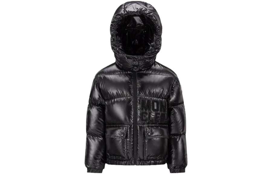 Moncler Moncler Down Jacket SS23 Abbaye Collection Black Kids'