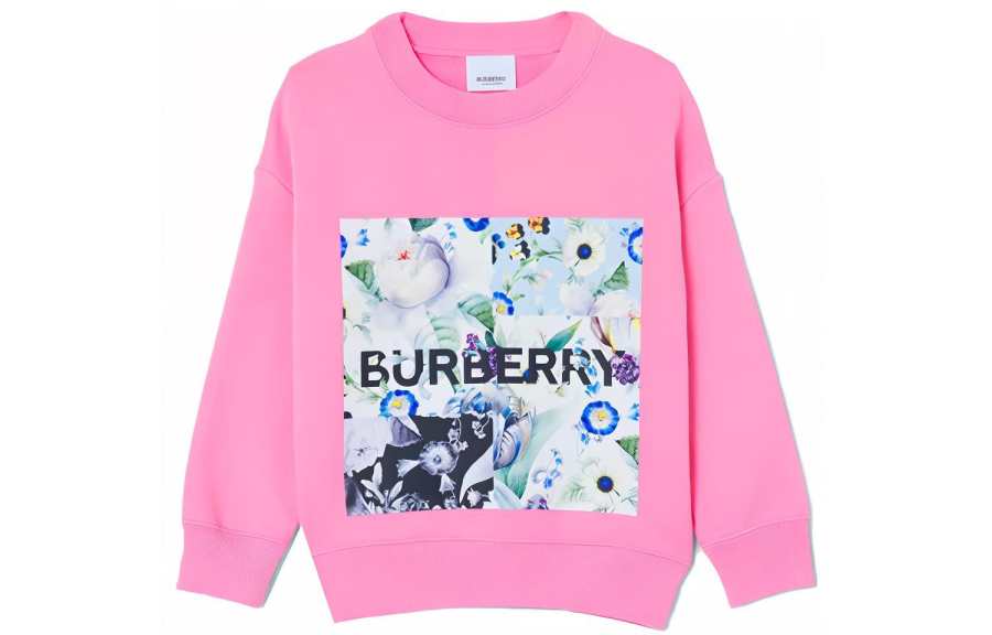 Burberry Sweatshirt Girls, Pink Kids'