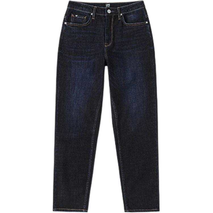 Lee Jeans Women's Dark Blue Moderate Tapered Pants