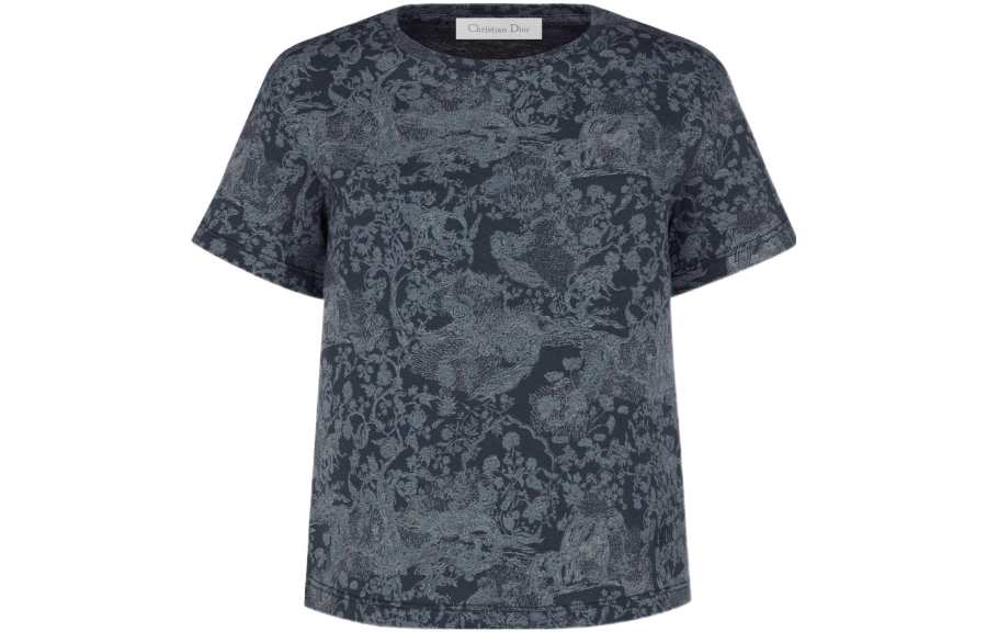 DIOR DIOR Kids T Shirts Crew Neck Moderate