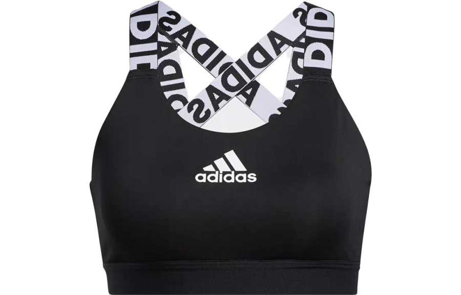 Adidas Adidas Sleeveless Sports Shirts Women's Black Other