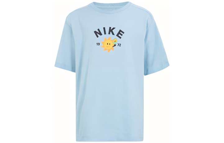 Nike Nike Short Sleeved T Shirts Light Blue Kids'