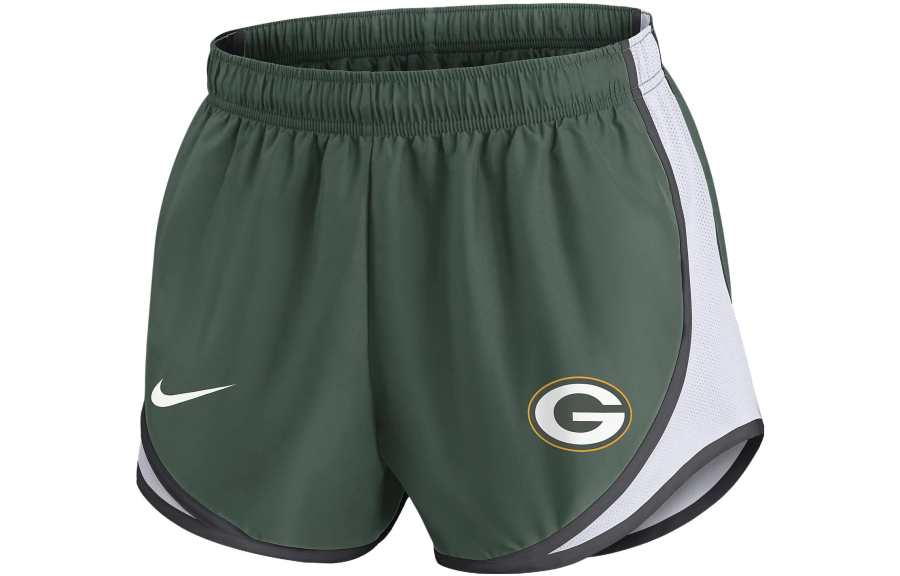 Nike Nike Dri Fit Sports Shorts Women's Green Moderate Knitted Shorts