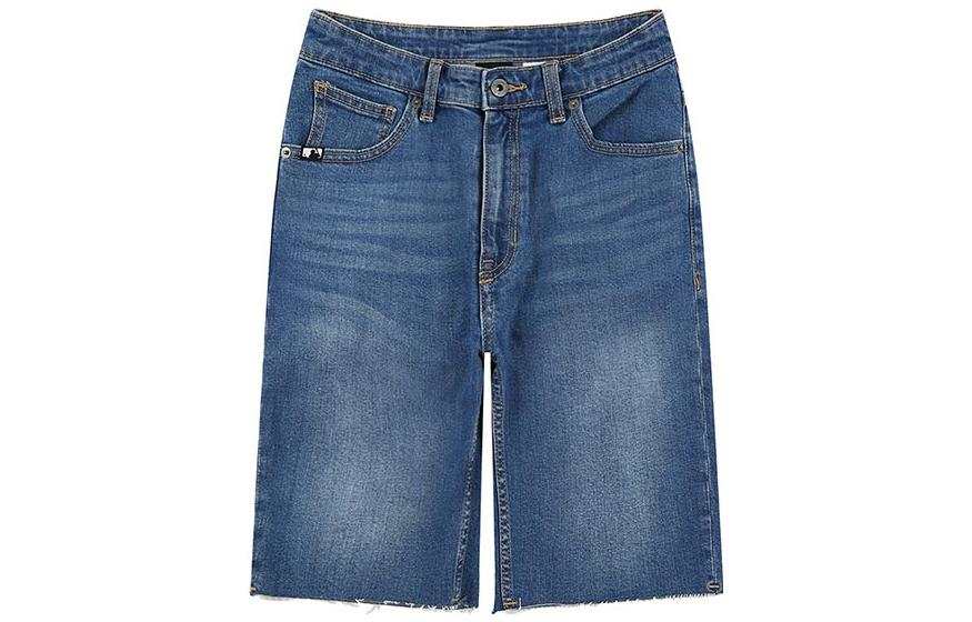 MLB MLB Base Logo Denim Shorts Women's Blue Moderate Other