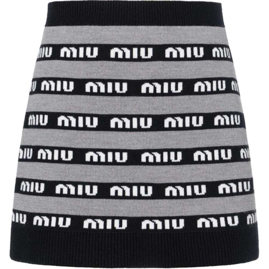 MIU MIU SS23 Casual Short Skirts Women's Black
