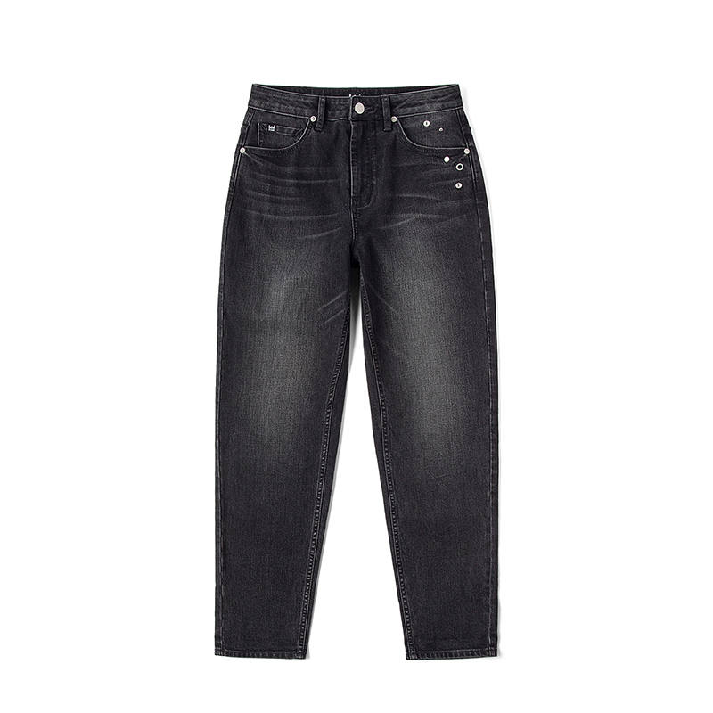 Lee Jeans Women's Black Moderate Tapered Pants