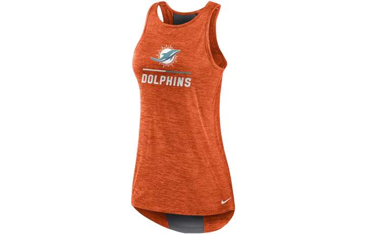 Nike Nike Sleeveless Sports Shirts Women's Orange Racerback