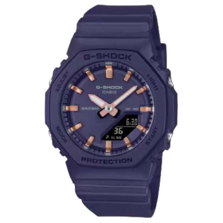 CASIO CASIO ANALOG DIGITAL 200m Waterproof Quartz Movement Resin Strap Watch Women's Watch Blue Dial