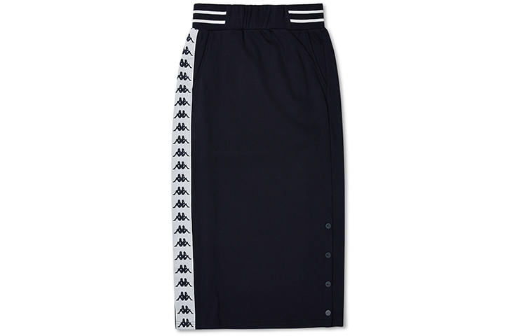 Kappa Casual Long Skirts Women's Midnight Blue Black 906 Moderate Long Other