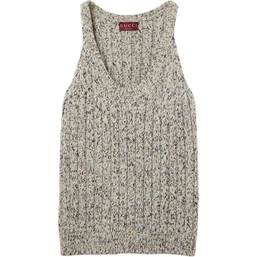 GUCCI Sleeveless Dress Women's Light Green