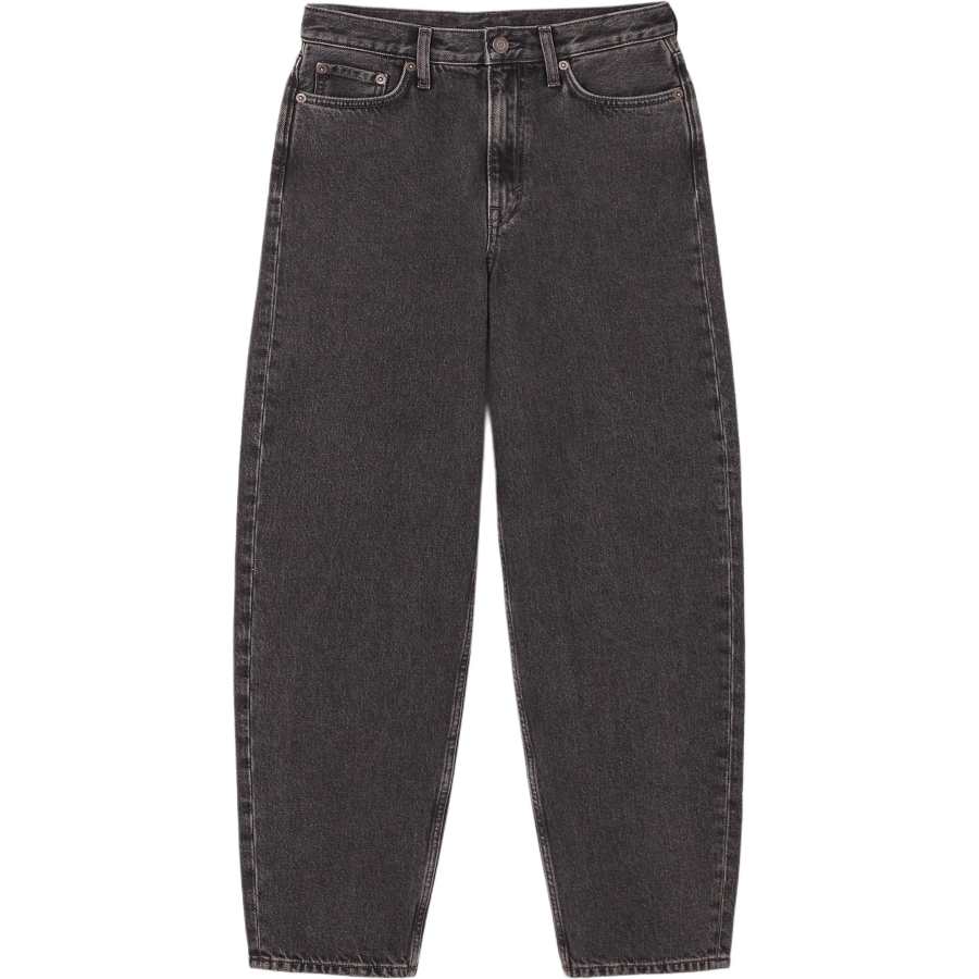 COS Jeans Women's Black Moderate Tapered Pants