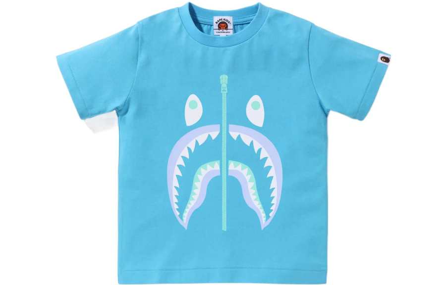 A BATHING APE Kids T Shirts Crew Neck Moderate