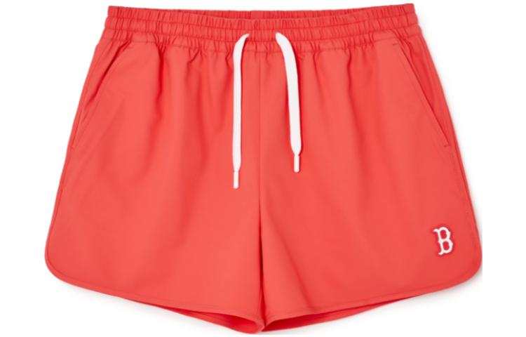 MLB Sports Shorts Women's Orange Pink Moderate Bermuda Shorts