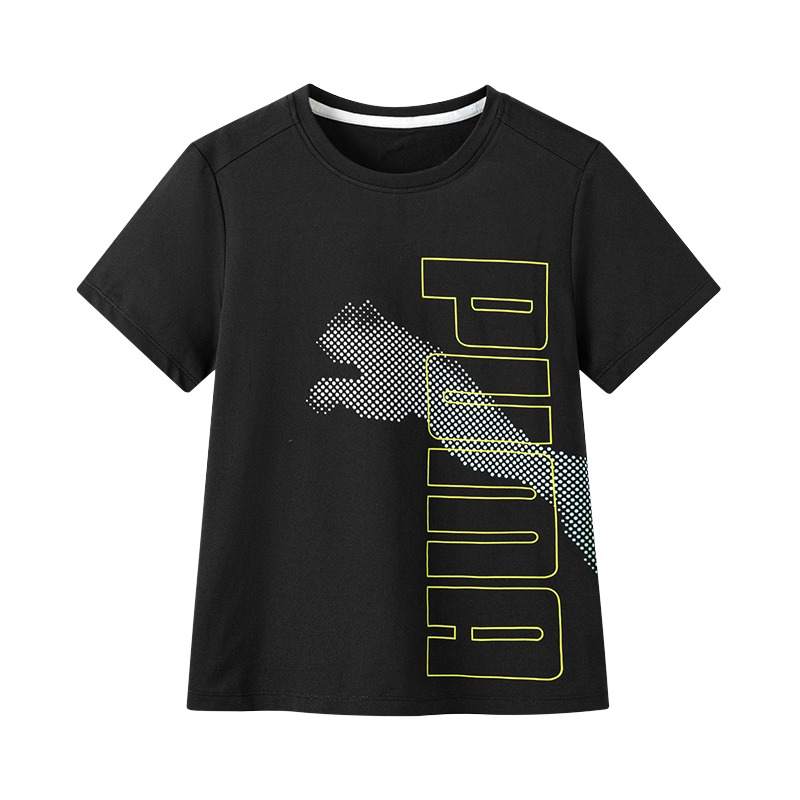 PUMA Unisex T Shirts Crew Neck Moderate