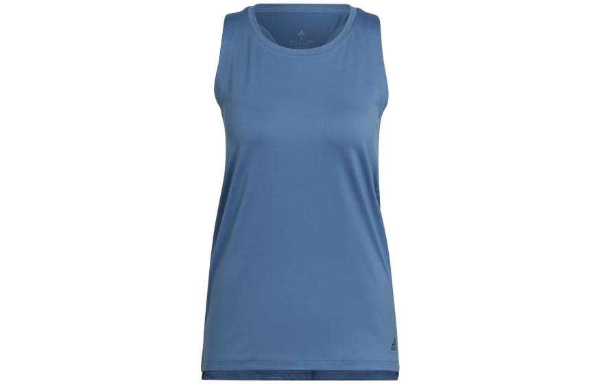Adidas Adidas Sleeveless Sports Shirts Women's Blue Other