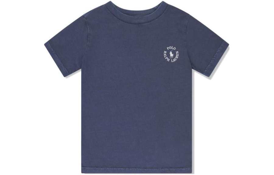 Polo Ralph Lauren T Shirt SS24 Dark Blue Kids'