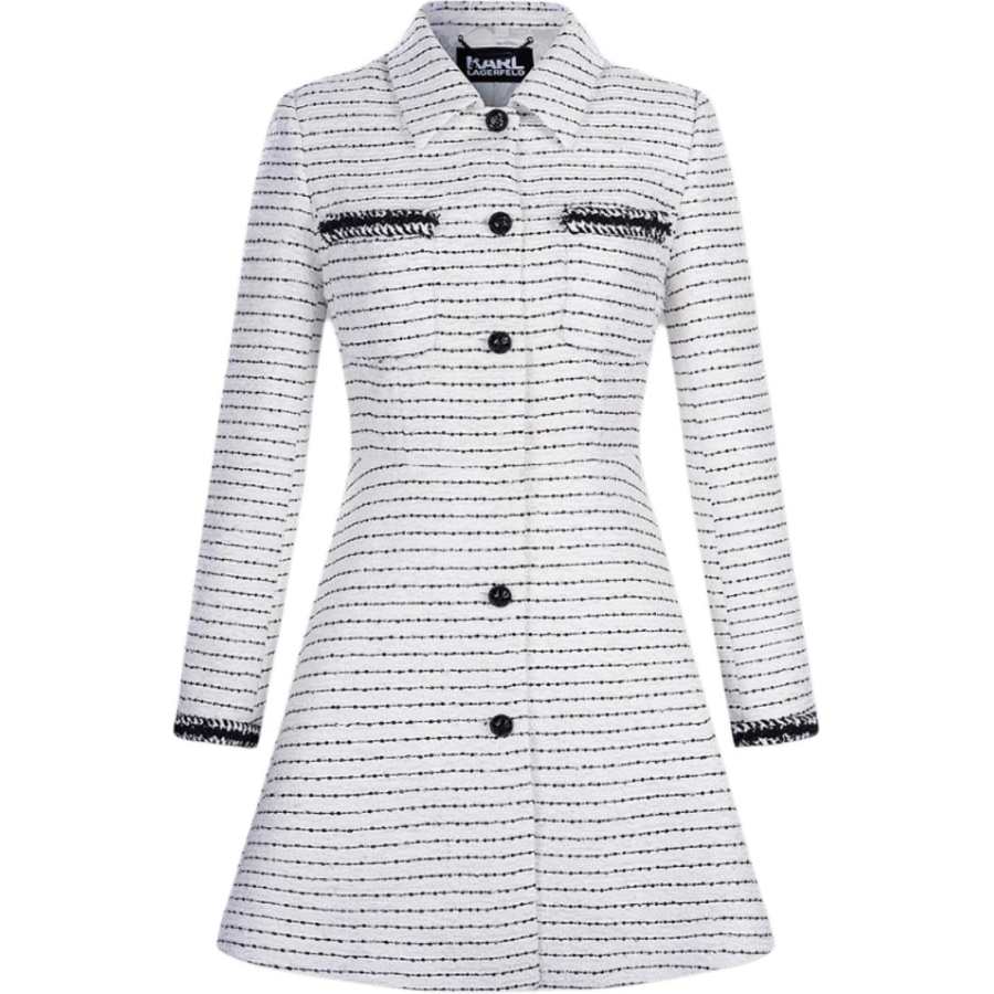 KARL LAGERFELD / Karl Lagerfeld Jeans Long Sleeved Dress Women's White